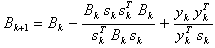 Opt BFGSFormula